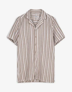 Overhemd - Strepen - beige