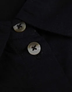 Overhemdblouse - Effen - zwart