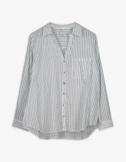 Overhemdblouse - Katoen - wit