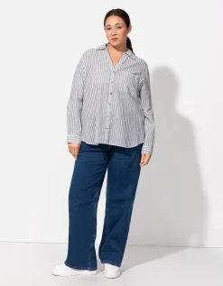 Overhemdblouse - Katoen - wit