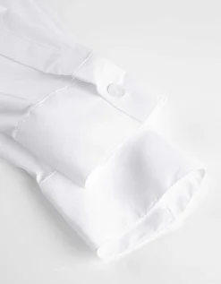 Overhemdblouse - Langer achterpand - wit