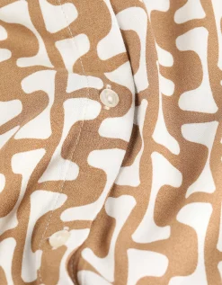 Overhemdblouse - Print all-over - beige
