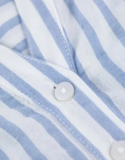 Overhemdblouse - Strepen - donkerblauw