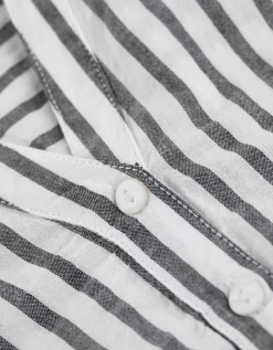Overhemdblouse - Strepen - zwart