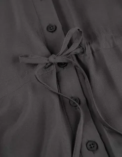 Overhemdblouse - Zwangerschapskleding - donkergrijs