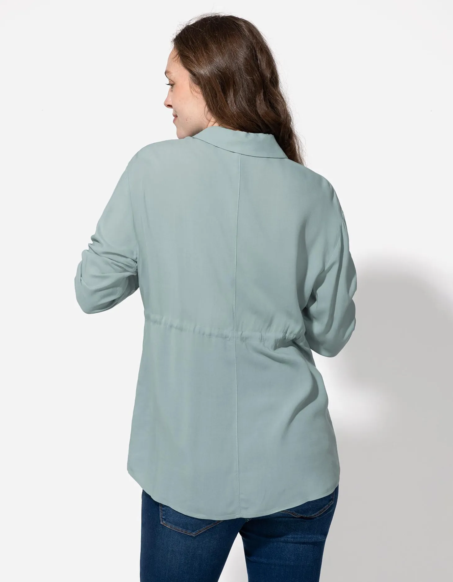 Overhemdblouse - Zwangerschapskleding - groen