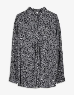Overhemdblouse - Zwangerschapskleding - donkergrijs