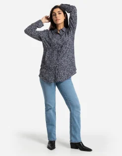 Overhemdblouse - Zwangerschapskleding - donkergrijs