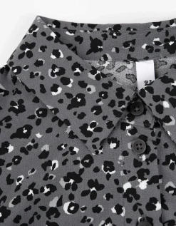 Overhemdblouse - Zwangerschapskleding - donkergrijs