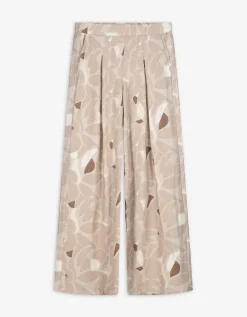 Palazzobroek - Print all-over - beige