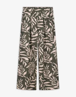 Palazzobroek - Print all-over - groen