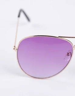 Pilotenbril - Metallic details - goud