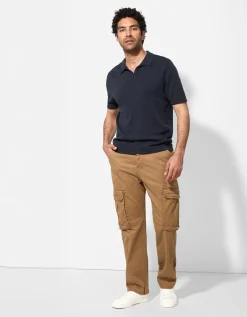 Poloshirt - Breigoed - donkerblauw