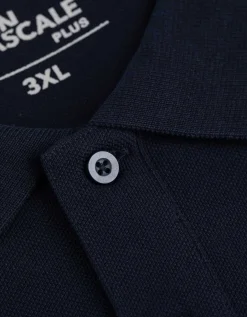 Poloshirt - Effen - donkerblauw