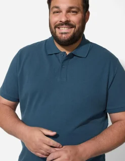 Poloshirt - Effen - turkoois