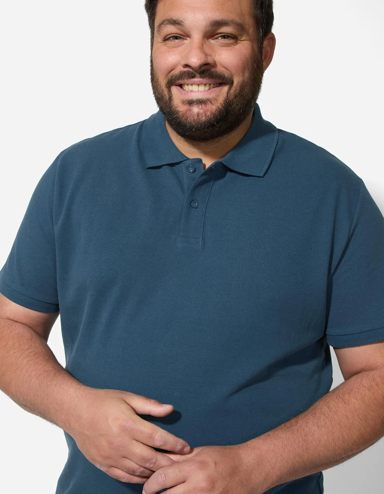 Poloshirt - Effen - turkoois