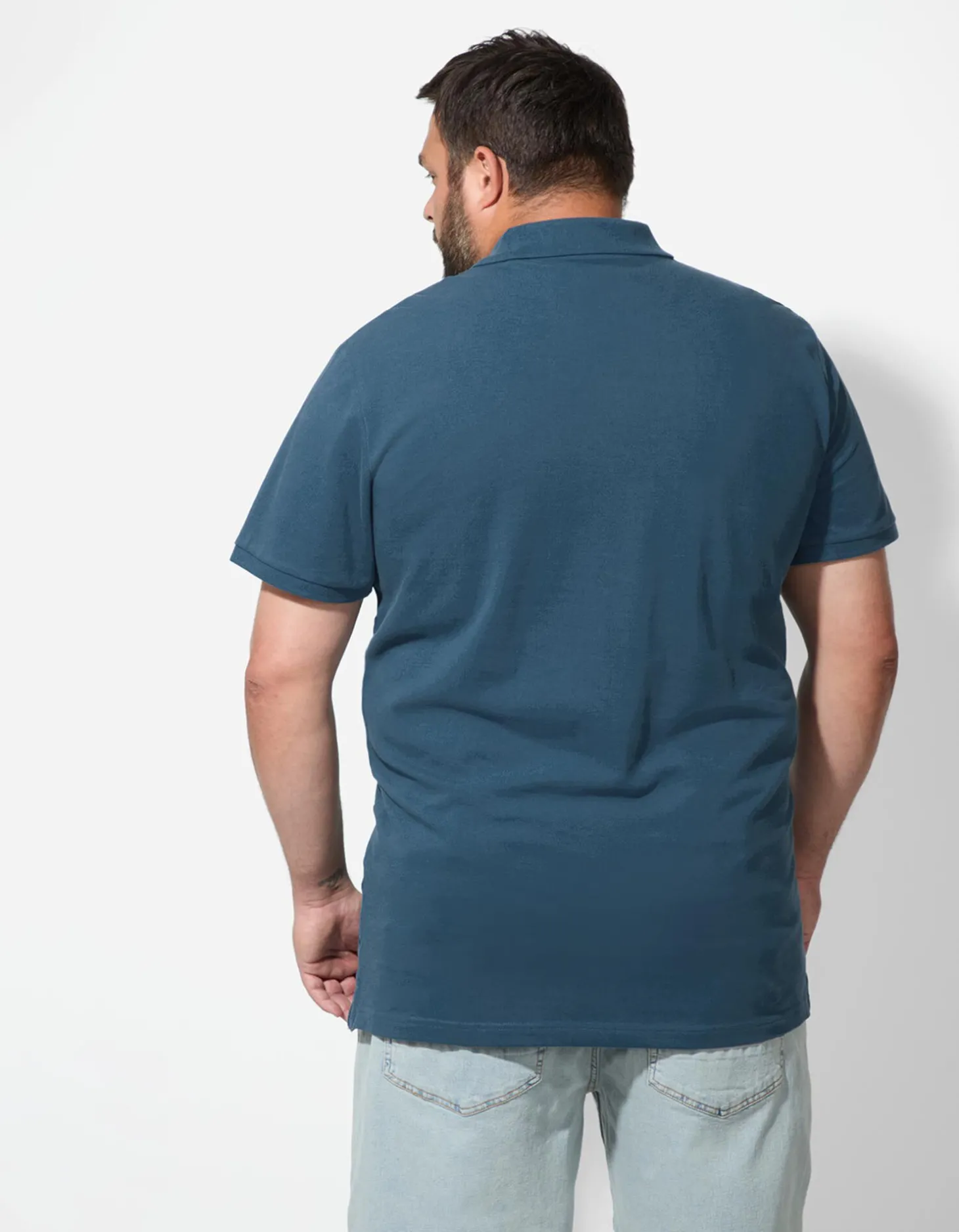 Poloshirt - Effen - turkoois