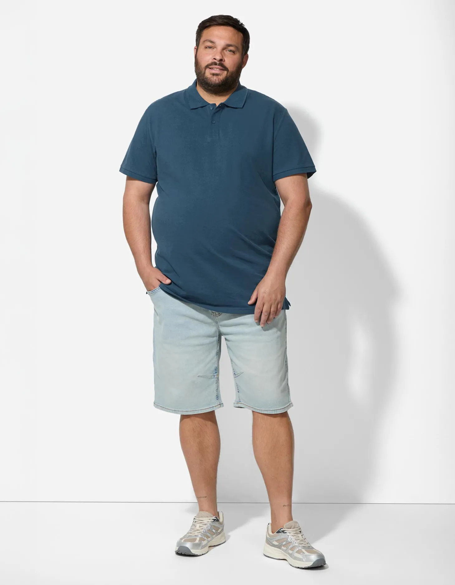 Poloshirt - Effen - turkoois