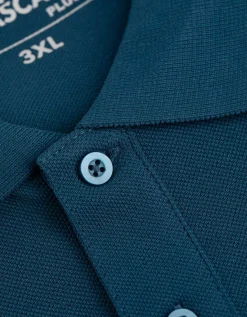 Poloshirt - Effen - turkoois