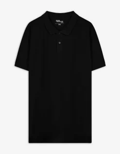 Poloshirt - Effen - zwart