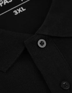 Poloshirt - Effen - zwart