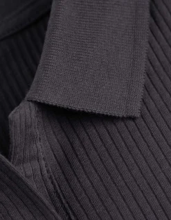 Poloshirt - Geribd - donkergrijs