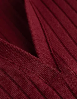 Poloshirt - Katoenmix - donkerrood