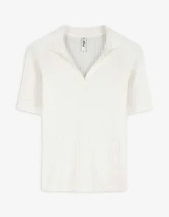 Poloshirt - Katoenmix - wit