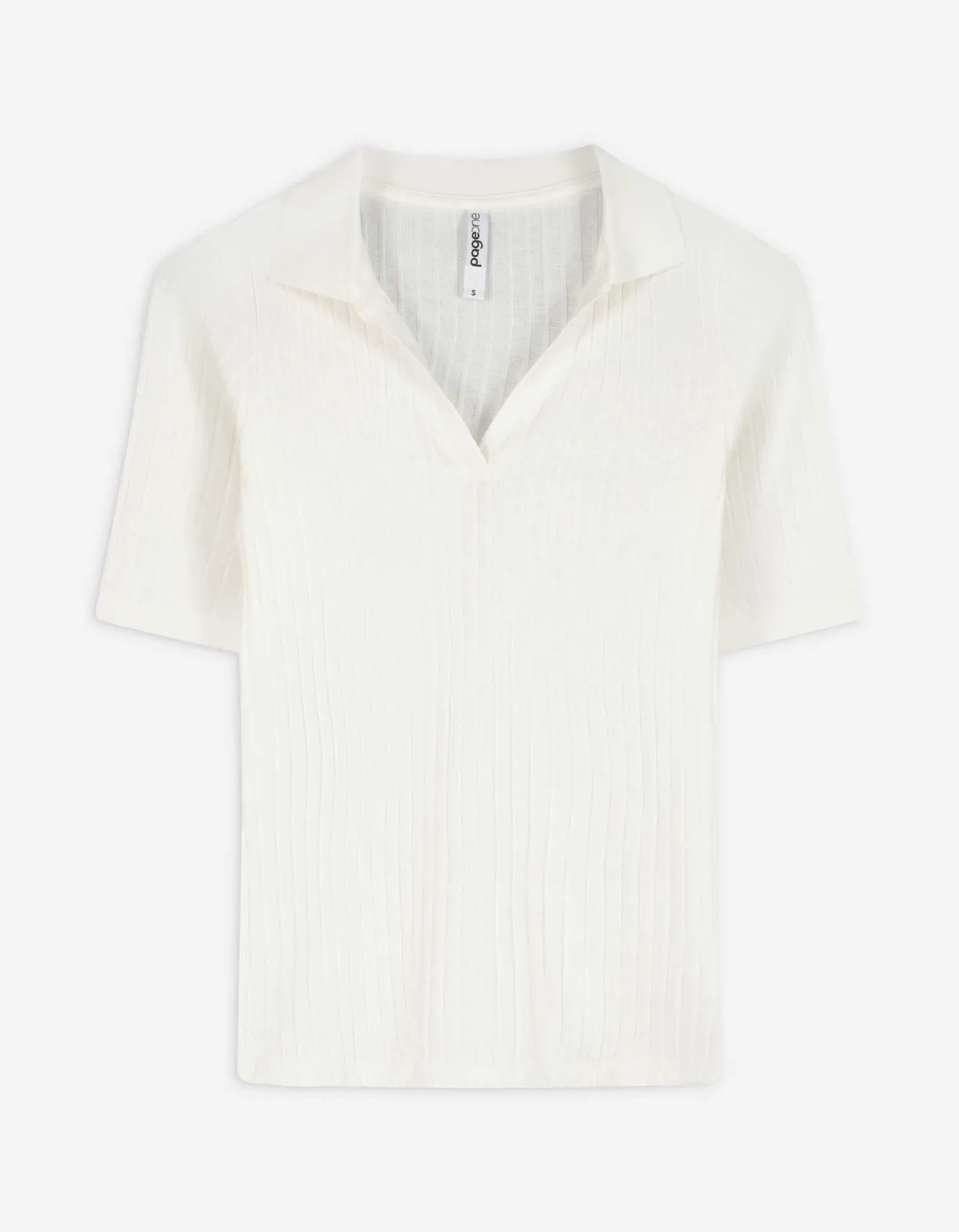 Poloshirt - Katoenmix - wit