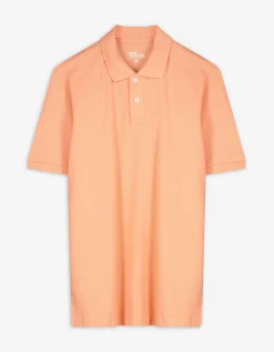 Poloshirt - Knoopsluiting - oranje