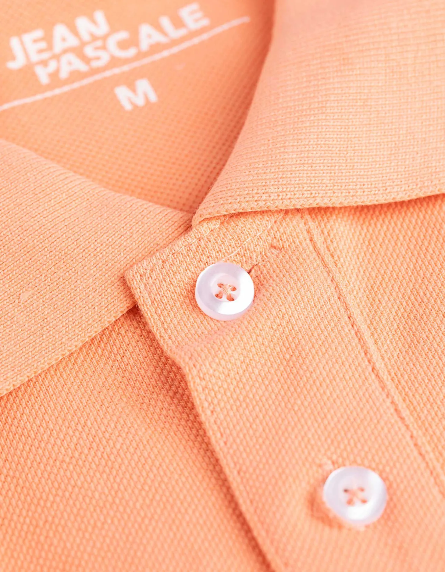 Poloshirt - Knoopsluiting - oranje