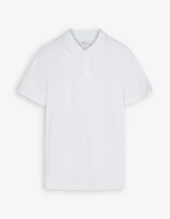 Poloshirt - Knoopsluiting - wit