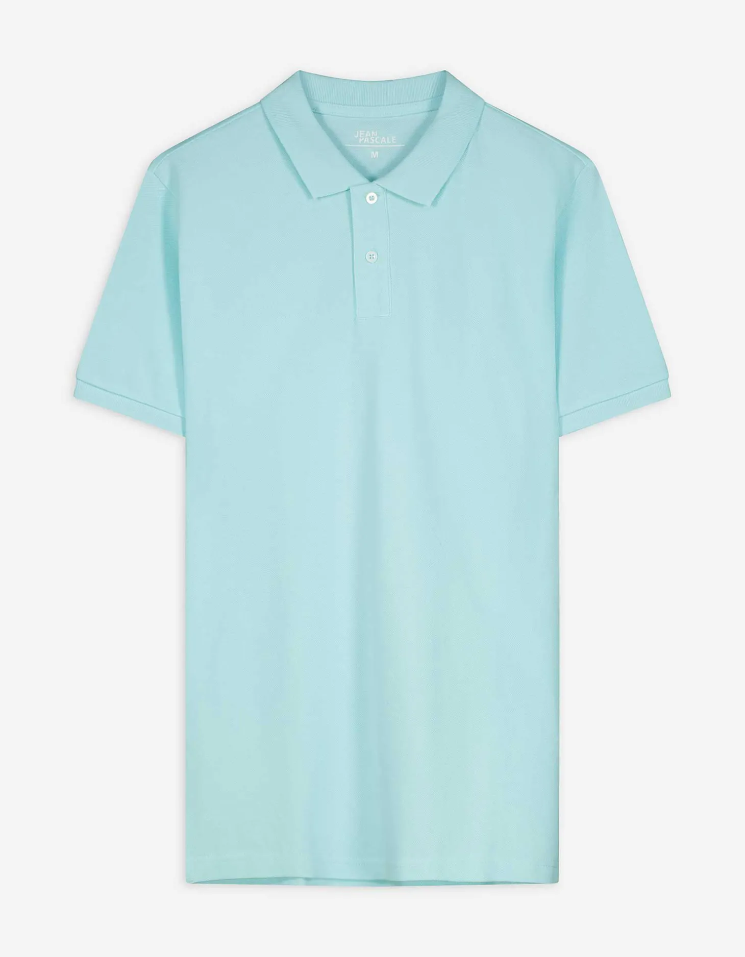 Poloshirt - Knoopsluiting - turkoois