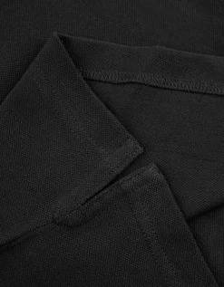 Poloshirt - Knoopsluiting - zwart