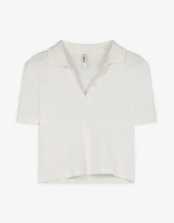 Poloshirt - Overhemd kraag - wit