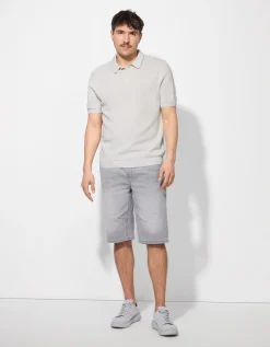 Poloshirt - Polo kraag - beige