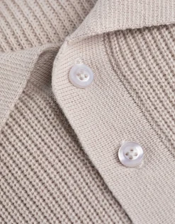 Poloshirt - Polo kraag - beige