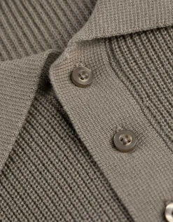 Poloshirt - Polo kraag - donkergroen