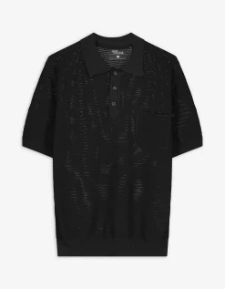 Poloshirt - Polo kraag - zwart