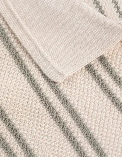 Poloshirt - Strepen - lichtgroen