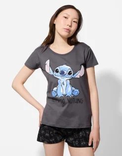 Pyjama set van shirt en broek - Disneyprint - grijs