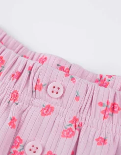 Pyjama set van shirt en shorts - Motiefmix - brons