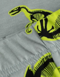 Pyjama set van shirt en shorts - Set van 2 - donkergroen