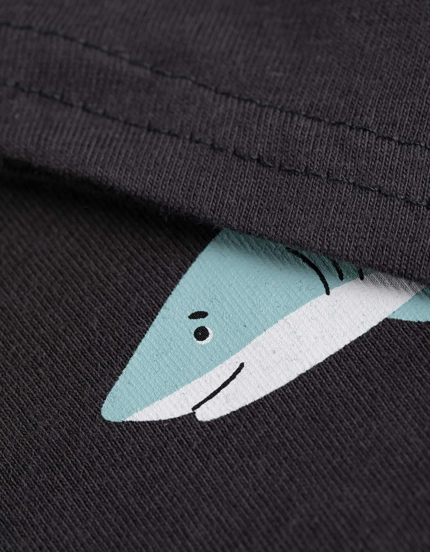Pyjama set van shirt en shorts - donkergrijs