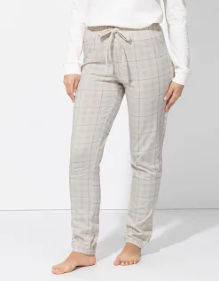 Pyjamabroek - Motief all-over - wit