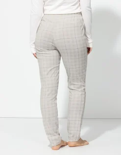 Pyjamabroek - Motief all-over - wit
