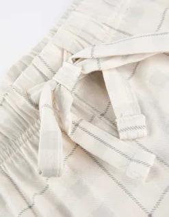 Pyjamabroek - Motief all-over - wit