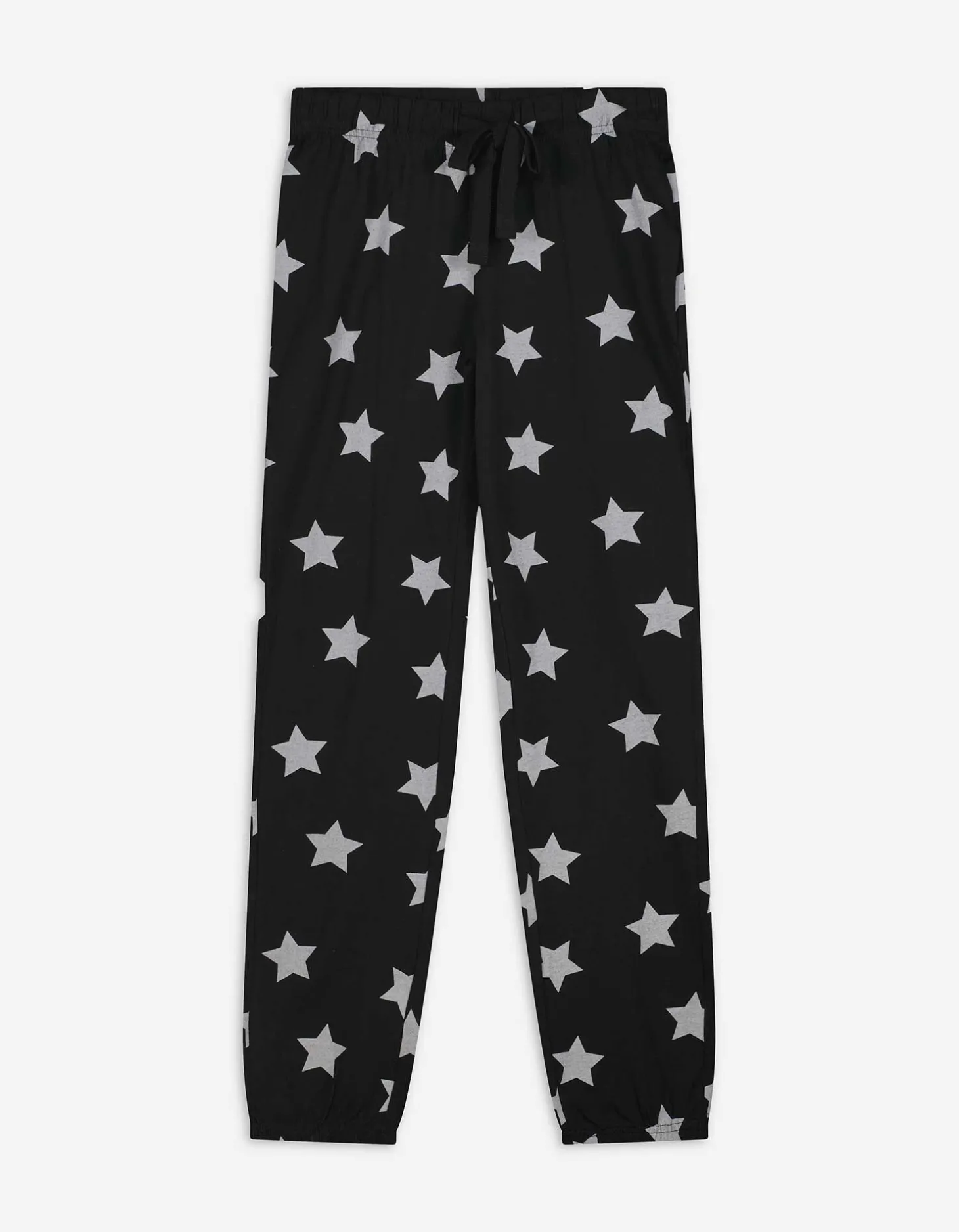 Pyjamabroek - Motief all-over - zwart
