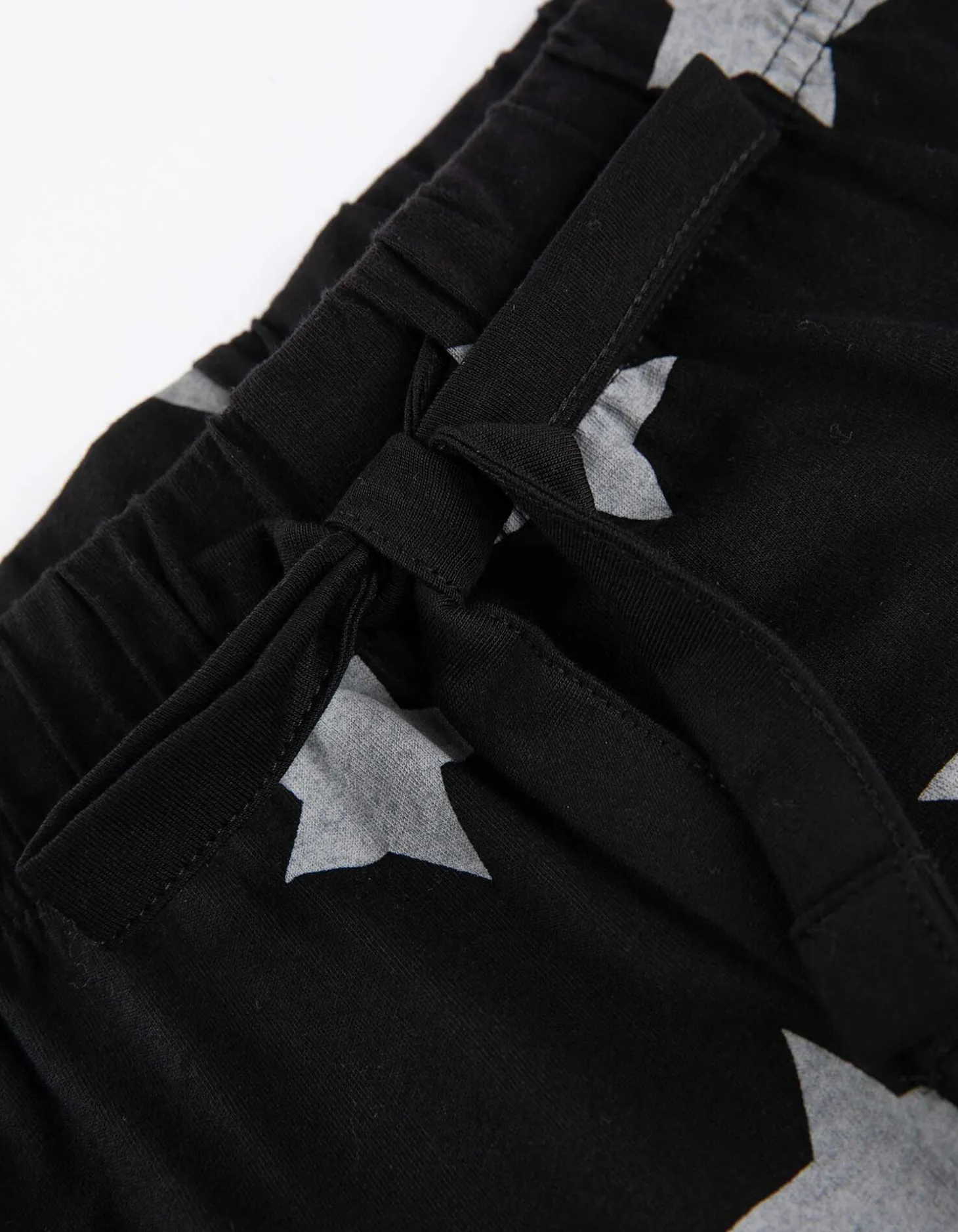 Pyjamabroek - Motief all-over - zwart