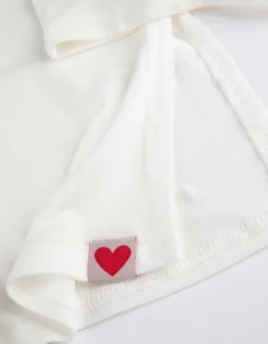 Pyjamashirt - Viscosemix - wit